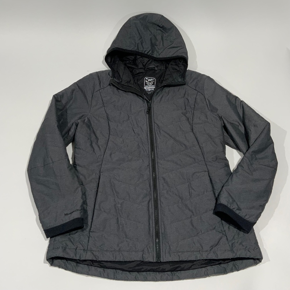 MooseJaw Sz L Gray Riopelle PrimaLoft Hooded Jacket